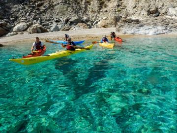 CreteTravel,Central Crete,Sea Kayak Agia Pelagia - Ligaria