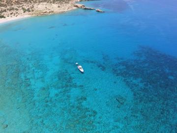 CreteTravel,South Crete,Boat Trip To Best Beaches of South Chania - Domata, Kalogeros, Agios Pavlos 